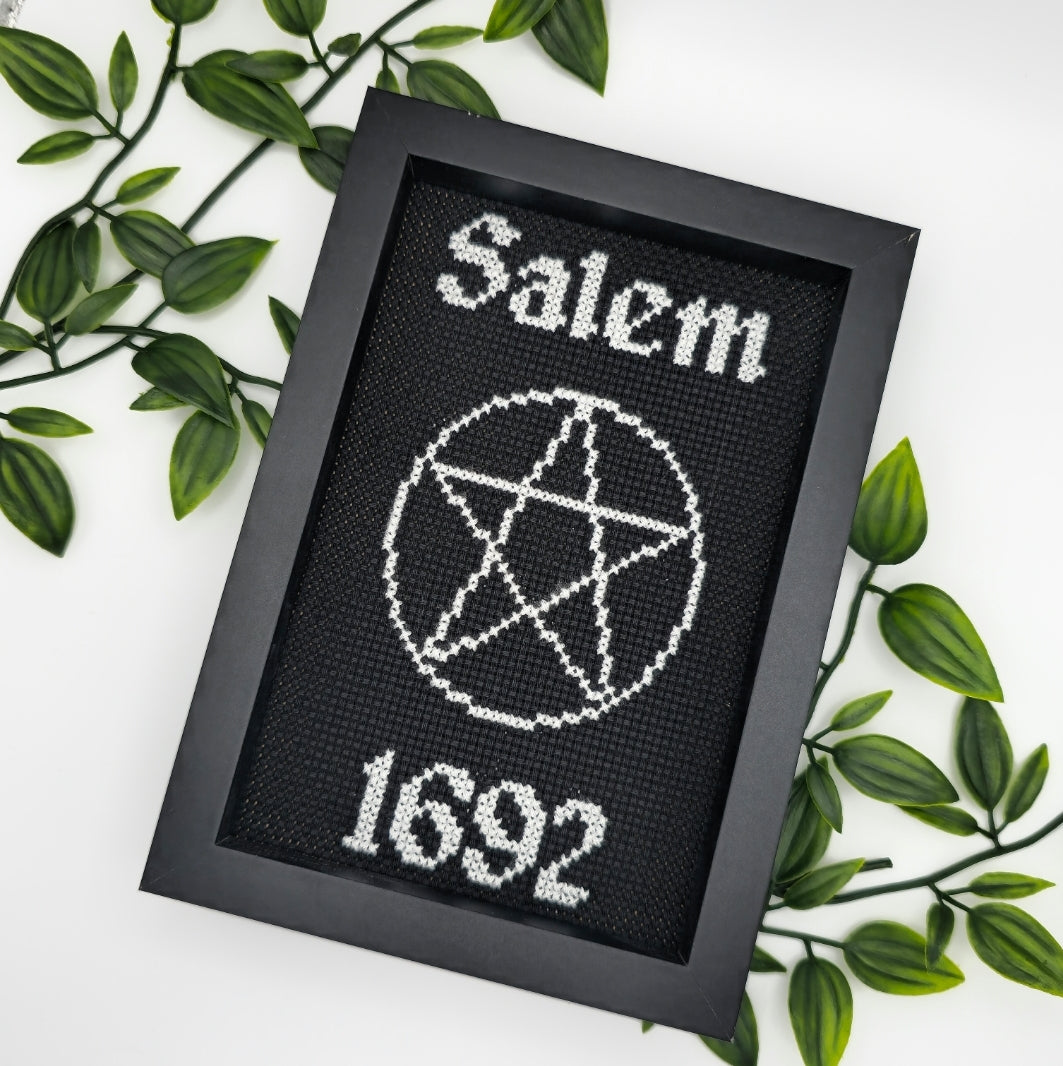 Salem 1692 - Framed - Cross Stitch