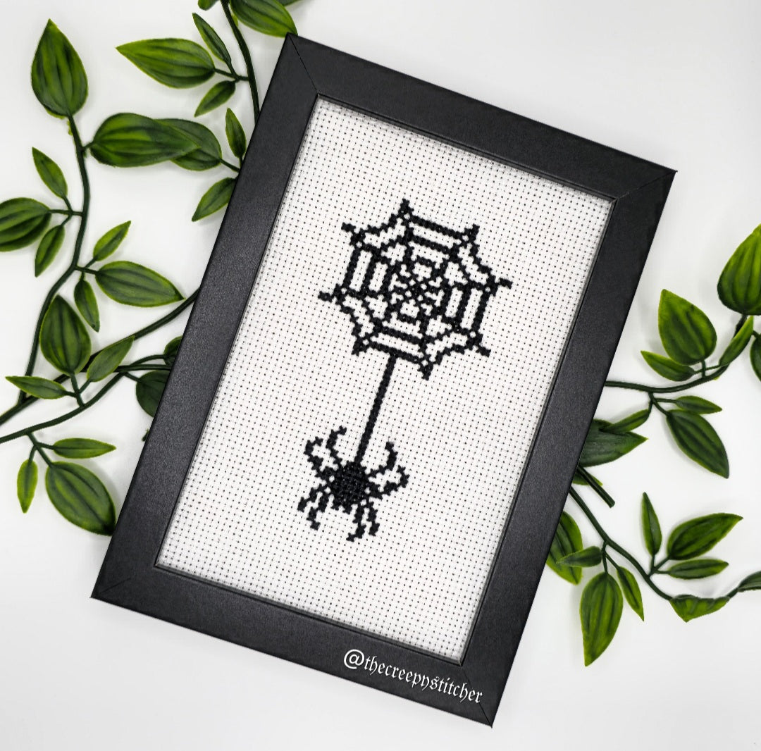 Spiderweb - Framed - Cross Stitch